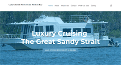 Desktop Screenshot of luxuryafloat.com.au