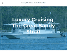 Tablet Screenshot of luxuryafloat.com.au
